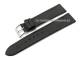 Watch strap 24mm black satin by Condor (width of buckle 22 mm)