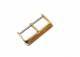 Buckle (HeDS-2005) STANDARD stainless steel 30mm golden polished