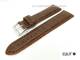 Watch band 20mm dark brown EULIT \
