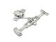 Butterfly clasp (EmBFS-73) 22mm stainless steel polished with push button