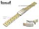 Watch band 14mm stainless steel dual tone elegant partly polished from Eichmueller