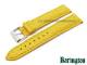 Watch band 22mm yellow Barington \