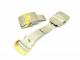 Clasp (HeSFS-09) 20mm stainless steel bicolor matt with push button release
