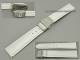 Watch band 22mm white alligator grain clasp (width of buckle 20 mm)