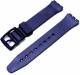 Watch band for Swatch 17mm dark blue pvc