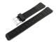 Watch band 16mm black for CASIO etc. PVC