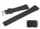 Watch band 18mm black for CASIO etc. PVC