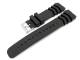 Watch band 22mm black for CASIO etc. PVC