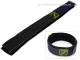 Watch band 22mm dark blue velcro