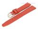 Watch band XS 16mm red stitched textile surface