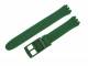 Watch band for Swatch 12mm green synthetic smooth surface