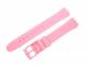 Watch band for Swatch 12mm light pink synthetic smooth surface