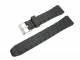 Sportsband 20mm black PVC with structure