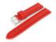 Watch band 24mm red waterproof (width of buckle 22 mm)