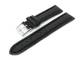 Watch band 20mm black waterproof (width of buckle 18 mm)