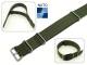 Watch band 22mm olive green NATO-style