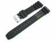 Watch band 22mm black silicone sports band (width of buckle 20 mm)
