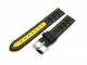 Watch band 18mm black/yellow  EULIT \