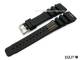 Watch band 24mm black diver band by Eulit