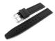 Sports band 18mm black silicone structured surface