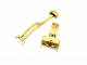Flip clasp (HeKFS-05) 18mm stainless steel golden polished