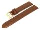 TOP: Watch band 20mm brown smooth surface without stitching