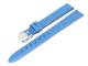 Watch band 12mm light blue smooth surface without stitching