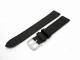 SPECIAL OFFER: Watch band 18mm black grained surface (width of buckle 16 mm)
