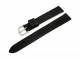 Watch band 12mm black grained surface (width of buckle 10 mm)