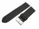 Watch band 28mm black grained surface (width of buckle 26 mm)