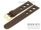 Watchband 18mm dark brown RIOS \