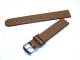Watch band 12mm leather brown without seam (width of buckle 12 mm)