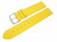 Watch band leather yellow without seam 20mm