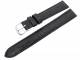 Watch band 10mm black teju-grain (width of buckle 10 mm)
