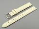 Watch band leather creme with seam 10mm (width of buckle 10 mm)