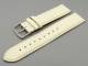 Watch band 28mm creme smooth surface (width of buckle 26 mm)