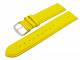 Watch band 28mm yellow smooth surface (width of buckle 26 mm)