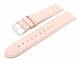 Watch band 28mm light pink smooth surface (width of buckle 26 mm)