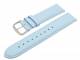 Watch band 24mm ice blue smooth surface (width of buckle 22 mm)