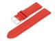 Watch band XL 18mm red smooth surface (width of buckle 18 mm)