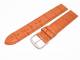 Watch band XL 18mm apricot alligator grain (width of buckle 18 mm)