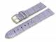 Watch band 24mm leather lavender alligator grain with seam (width of buckle 22 mm)