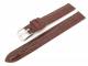 Watch band XL 12mm auburn alligator grain (width of buckle 12 mm)