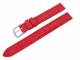 Watch band XL 12mm red alligator grain (width of buckle 12 mm)