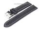 TOP: Watch band 22mm classic adventure dark blue white seam (width of buckle 20 mm)