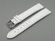 Watch band XL Classic Style 22mm white stitched (width of buckle 20 mm)