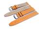 Watch band 18mm light brown grained surface