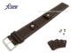 Watch band with leather pad \