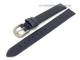 Watch band 14mm dark blue TITANIUM buckle smooth surface without stitching
