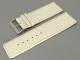 Watch band 30mm creme with seam (width of buckle 28 mm)
